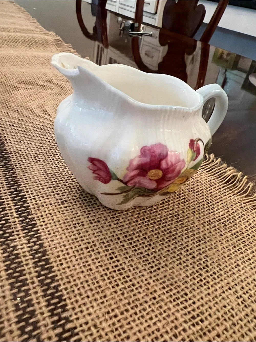 Shelley Begonia Floral fine china Tea Set made in England